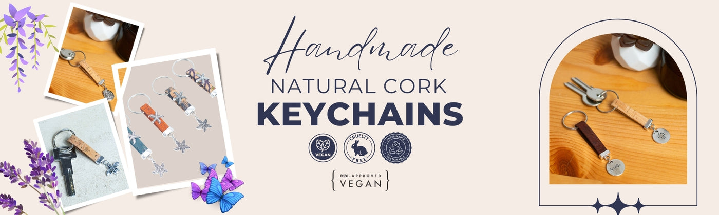 Cork Keychains