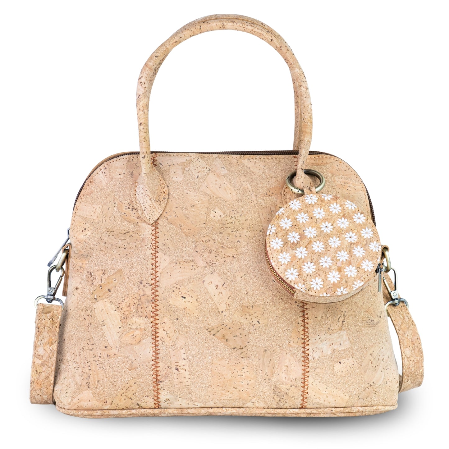 Cork Handbag with Coin Purse — BAGD-639