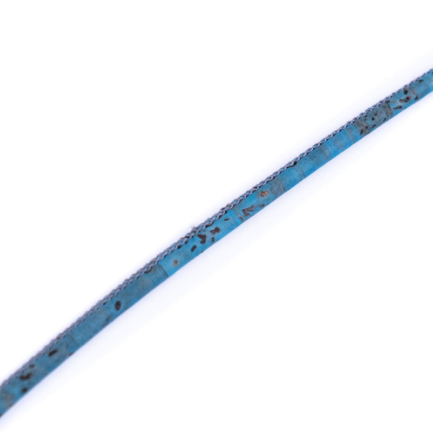 3MM round turquoise cork cord COR-643(10 meters)