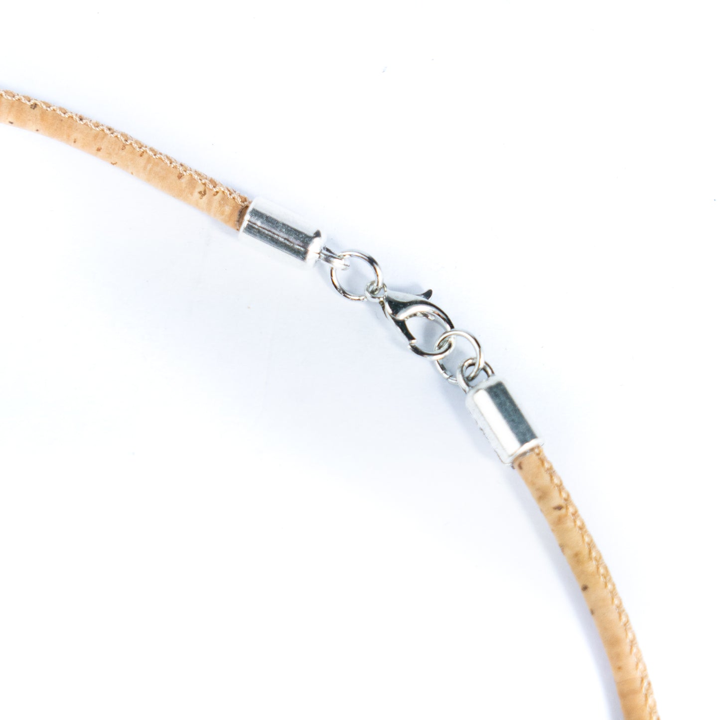 Handmade 3mm Cork Necklace with Sardine Charm | Portuguese Inspired Design N-192-5(new)