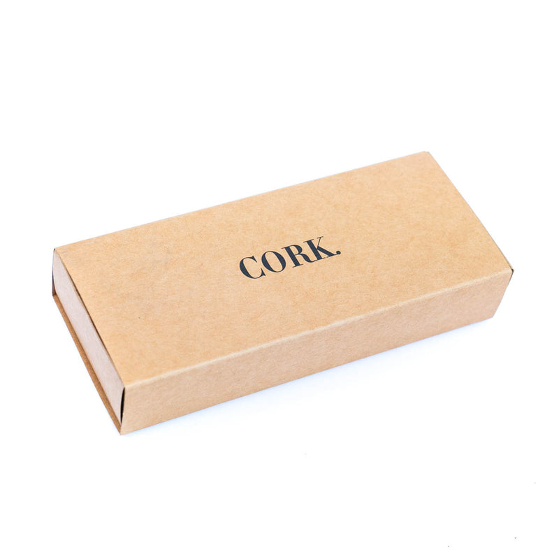 Cork Bow Tie and Cufflink Set L-015