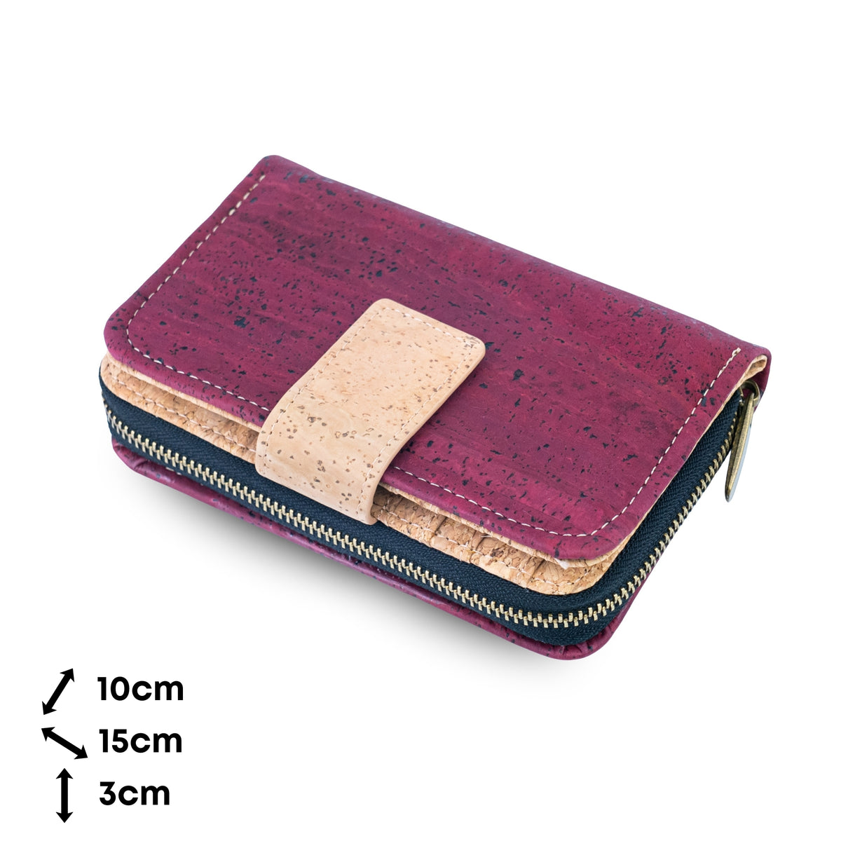 Stylish and Functional Medium-Sized Women's Cork Wallet BAGP-386