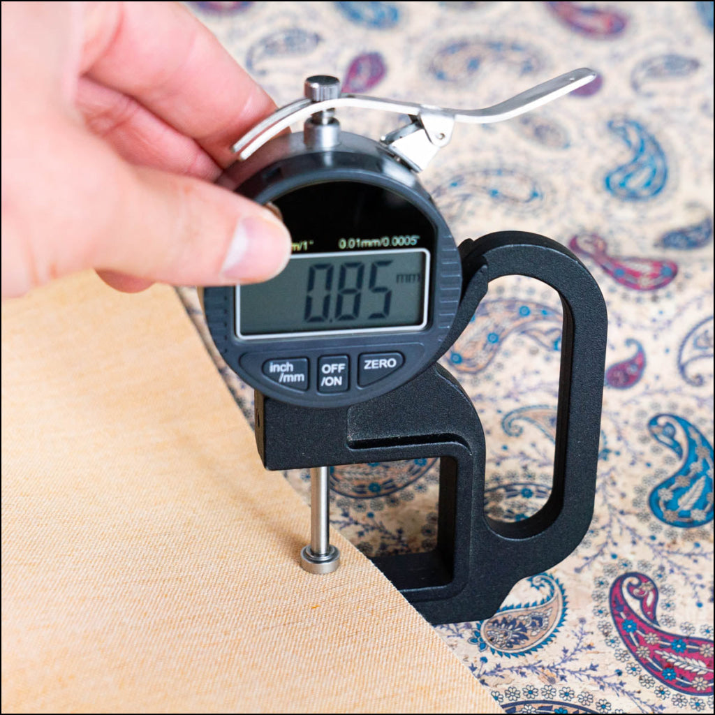 Ornate Paisley Pattern Cork Fabric Cof-499