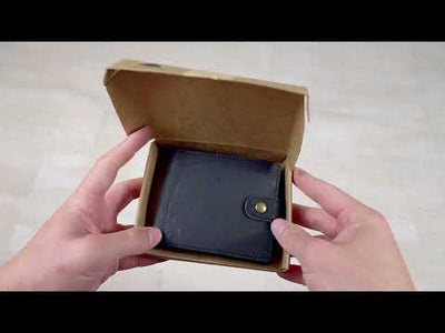Sleek Bifold Cork Wallet with Snap Button BAG-2278