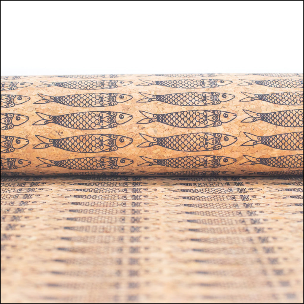 Sardinha Cork Fabric Cof-393-A Cork Fabric