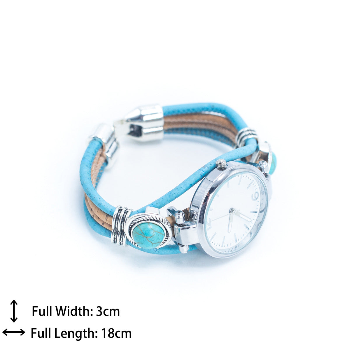 handmade cork watch DIY-009