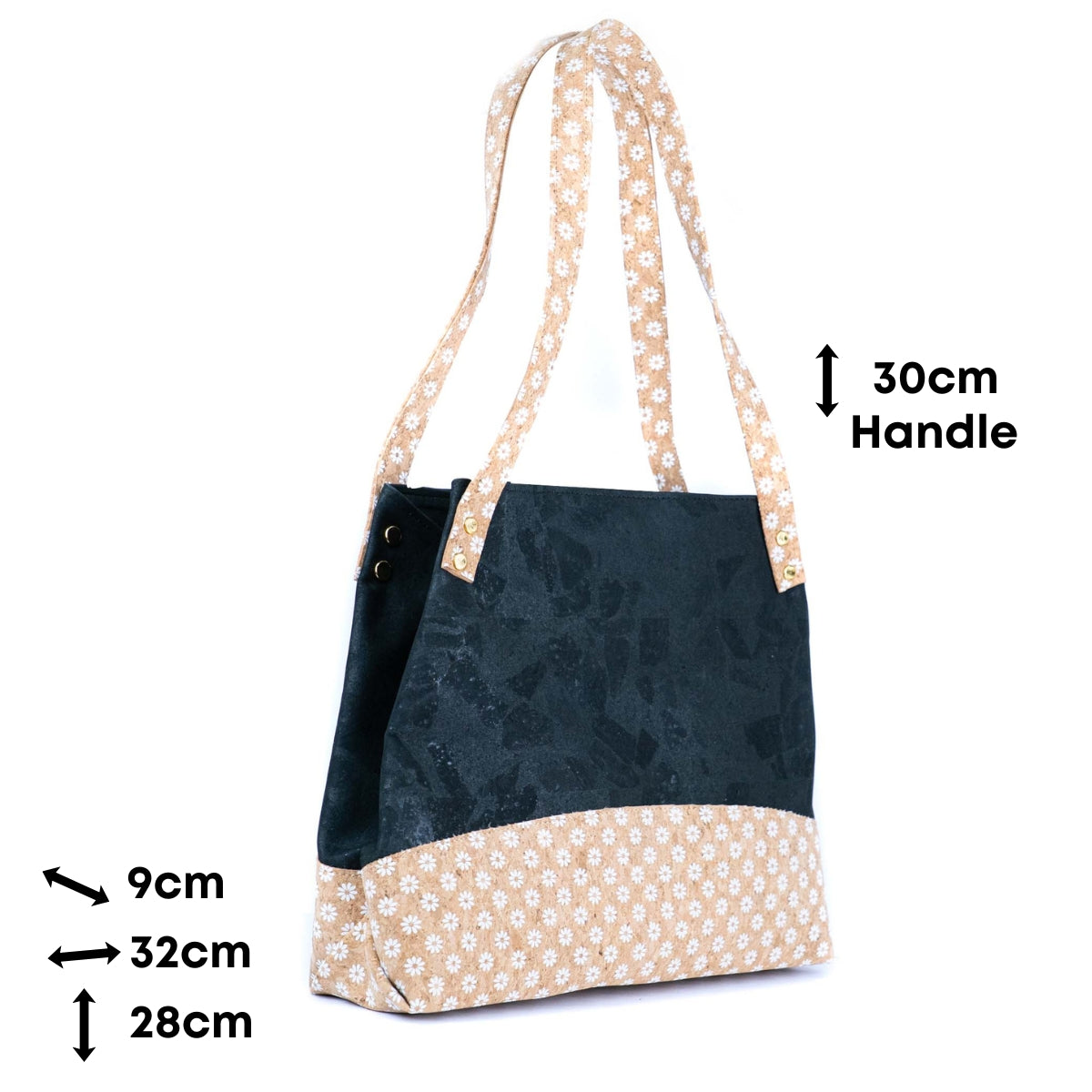 Natural Cork Handbag | Vegan Shoulder Bag BAGP-308