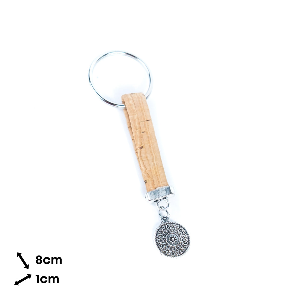 cork handmade keychain I-057-MIX-10(new)