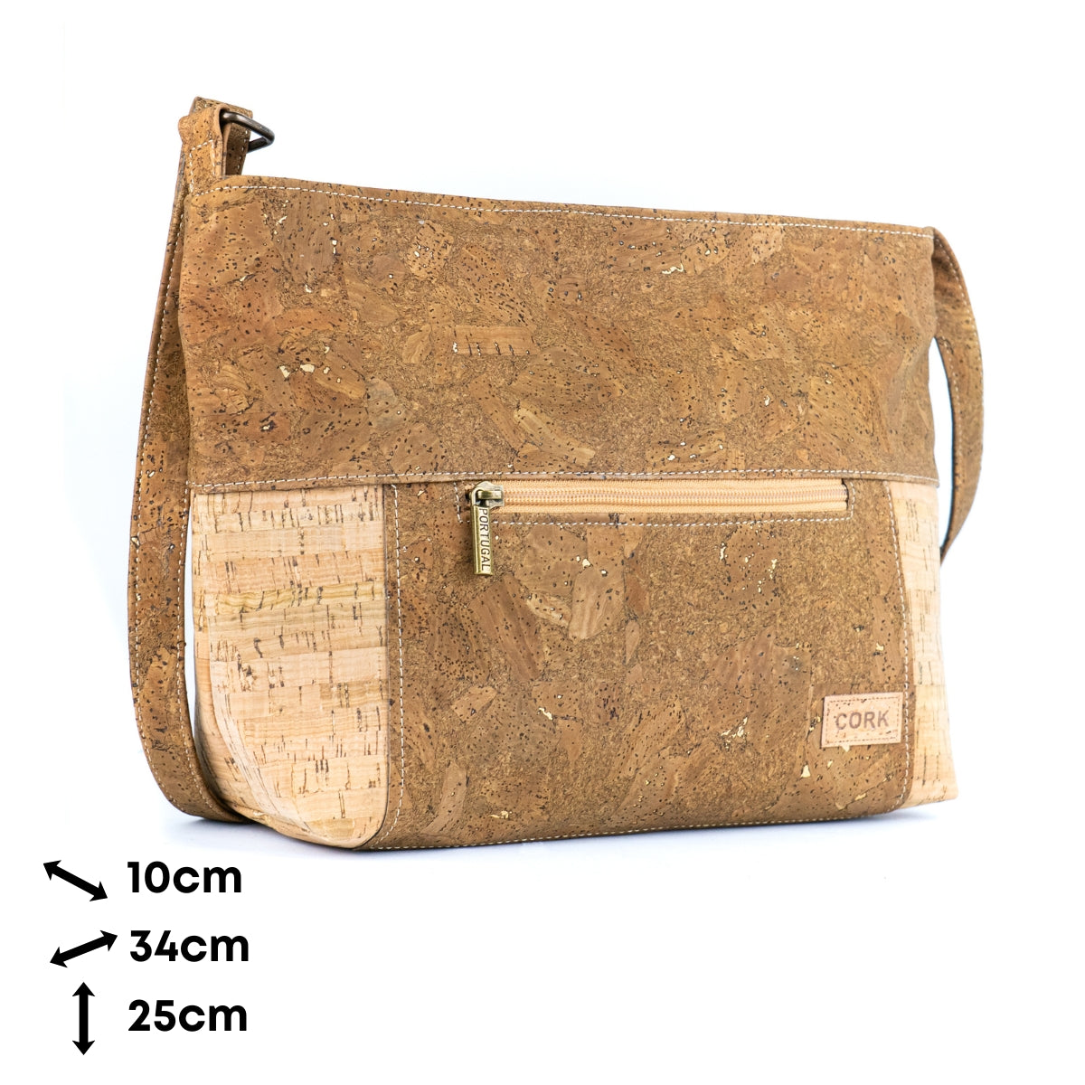 Natural Cork Handbag | Vegan Shoulder Bag BAGP-315