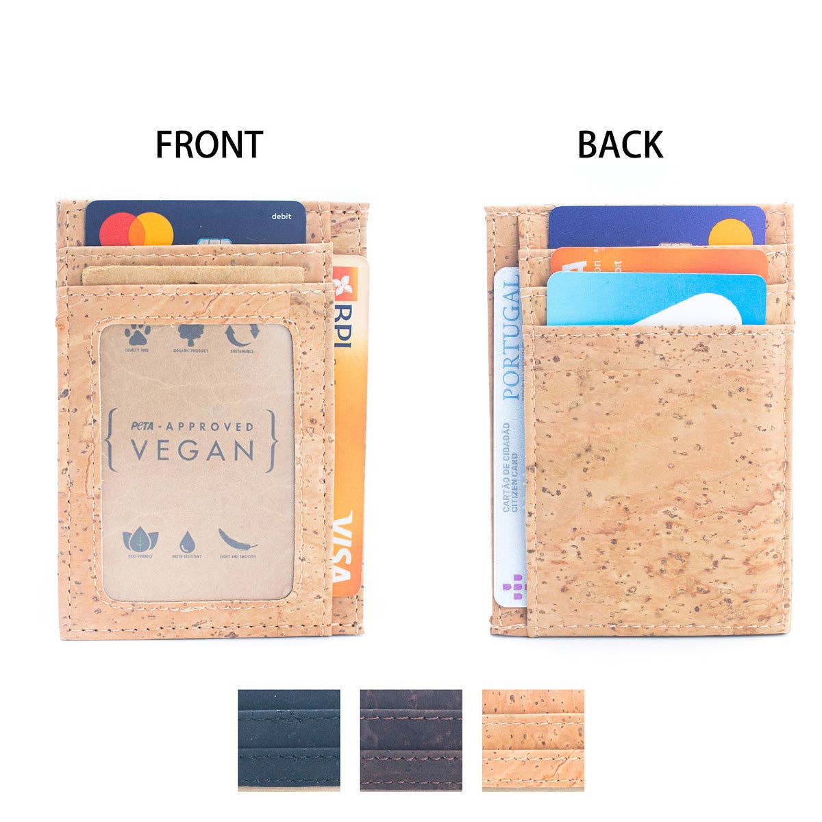 Men's RFID-Blocking Cork Card Wallets BAG-2252 – MB Cork