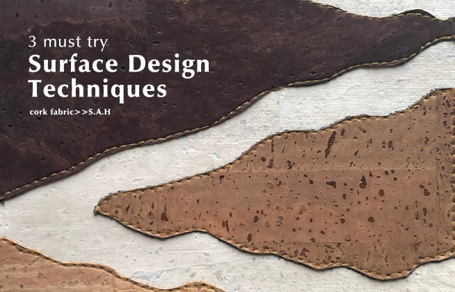 3 Must Try Surface Sewing Techniques On Natural Cork Fabric