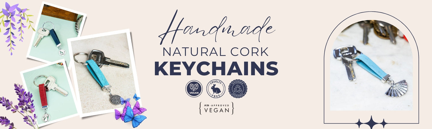 Cork Keychains