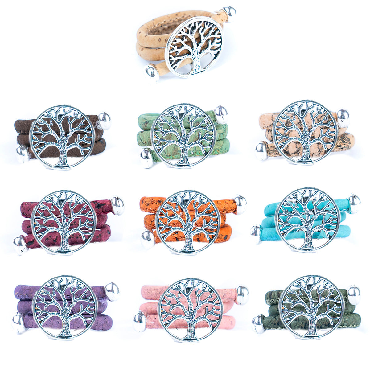 Tree pendant Antique Silver vintage women Ring adjustable jewelry RW-008-MIX-10(NEW)