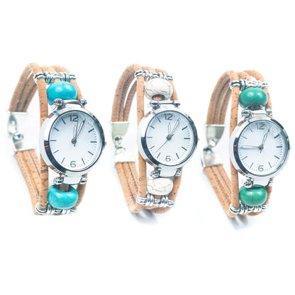 handmade cork watch DIY-012