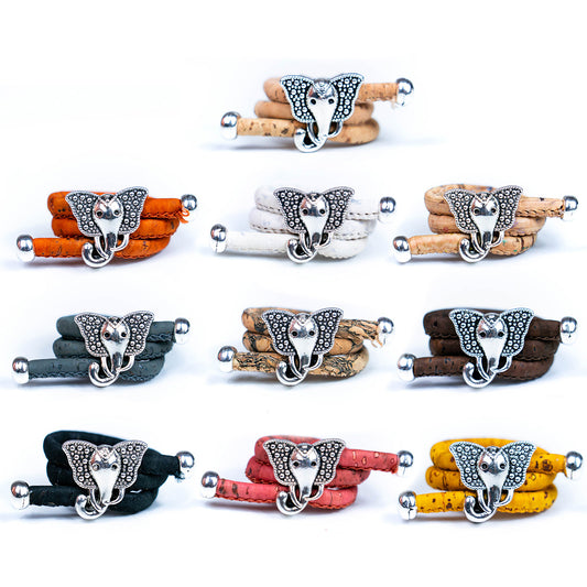 Elephant pendant Antique Silver women Ring RW-017-MIX-10