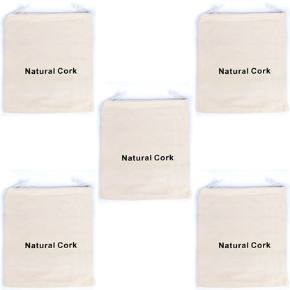 24*21cm Cotton drawstring bag suitable for belt wallet (5units) L-067-5