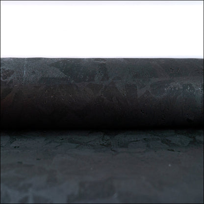 1.35Mm Thick Black Cork Fabric Microfiber Backing Cof-613 Cork Fabric