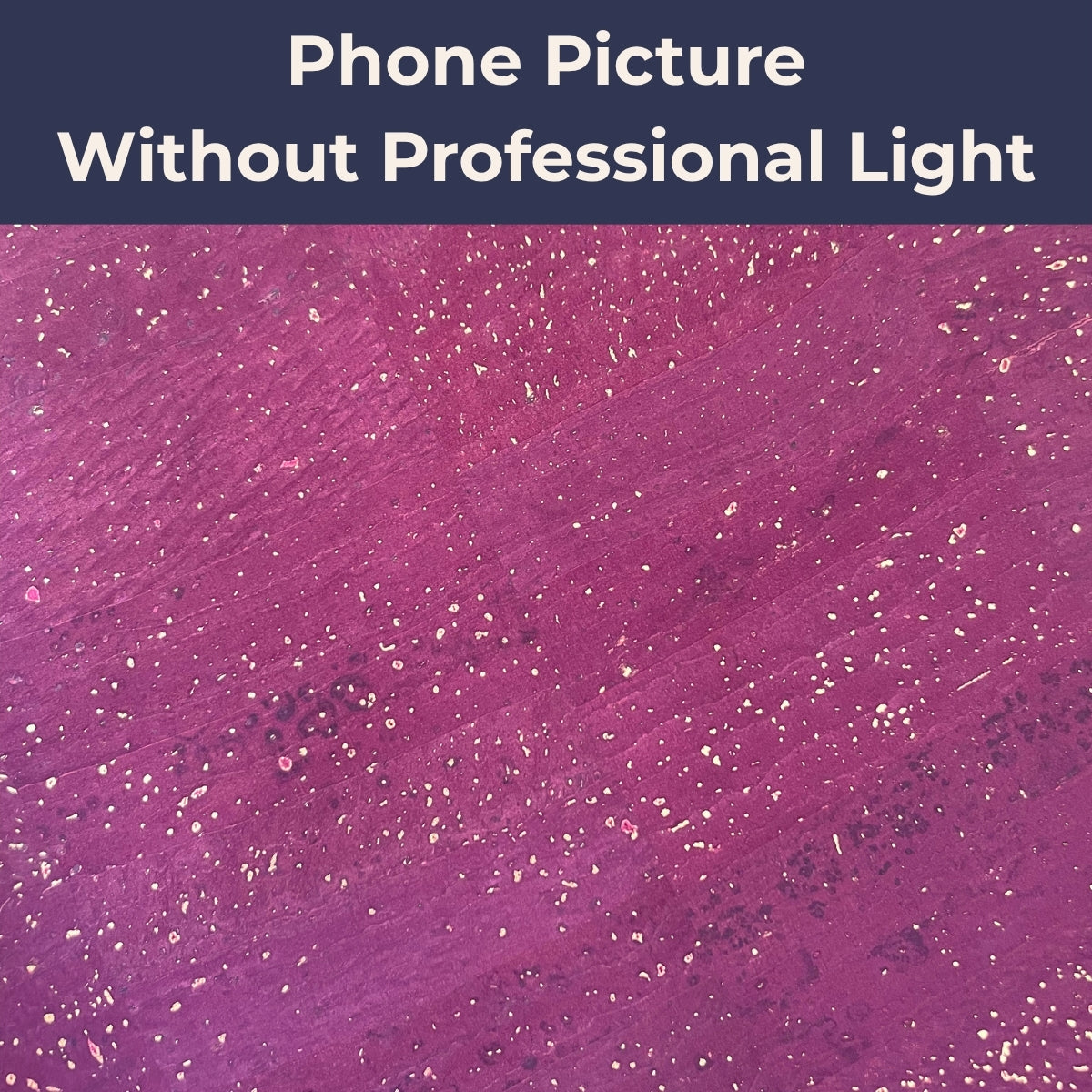 Plum Purple Natural Cork Fabric – 2026NEW GENERATION BACKING COF-810