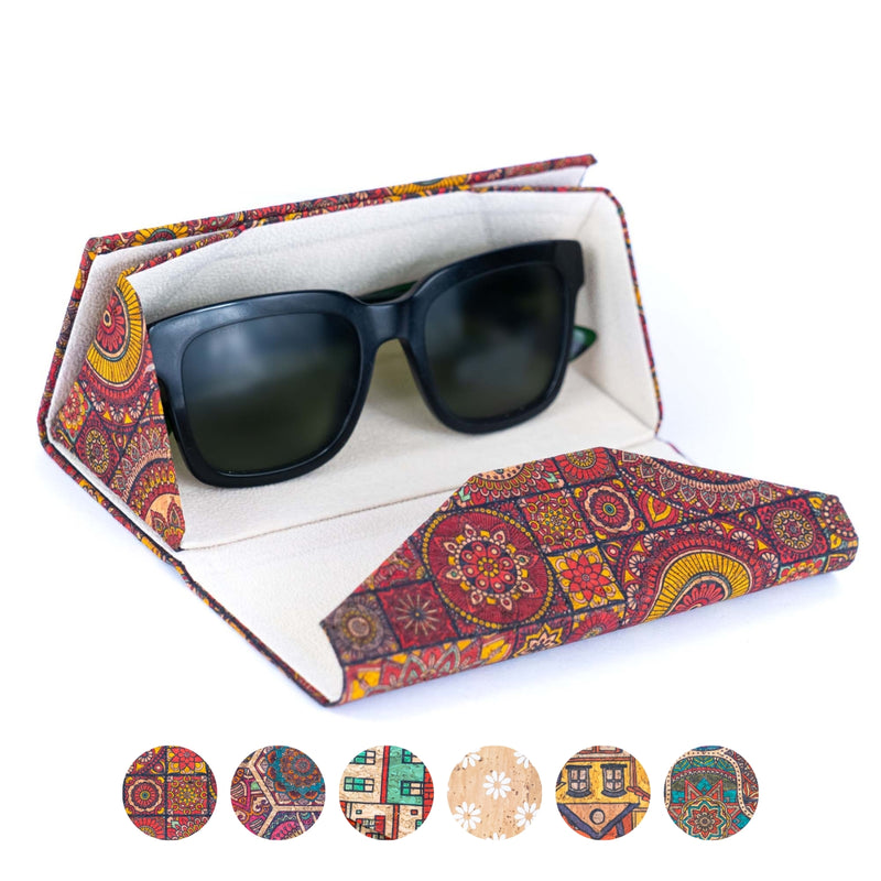 Bulk Cork Glasses Case Box Eco-Friendly  L-876A (24 UNITS)