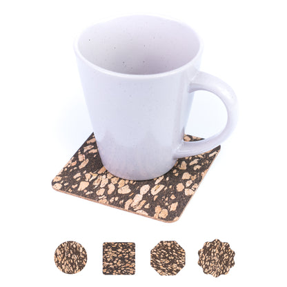10units-Coffee Grounds Cork Coasters L-1169-10