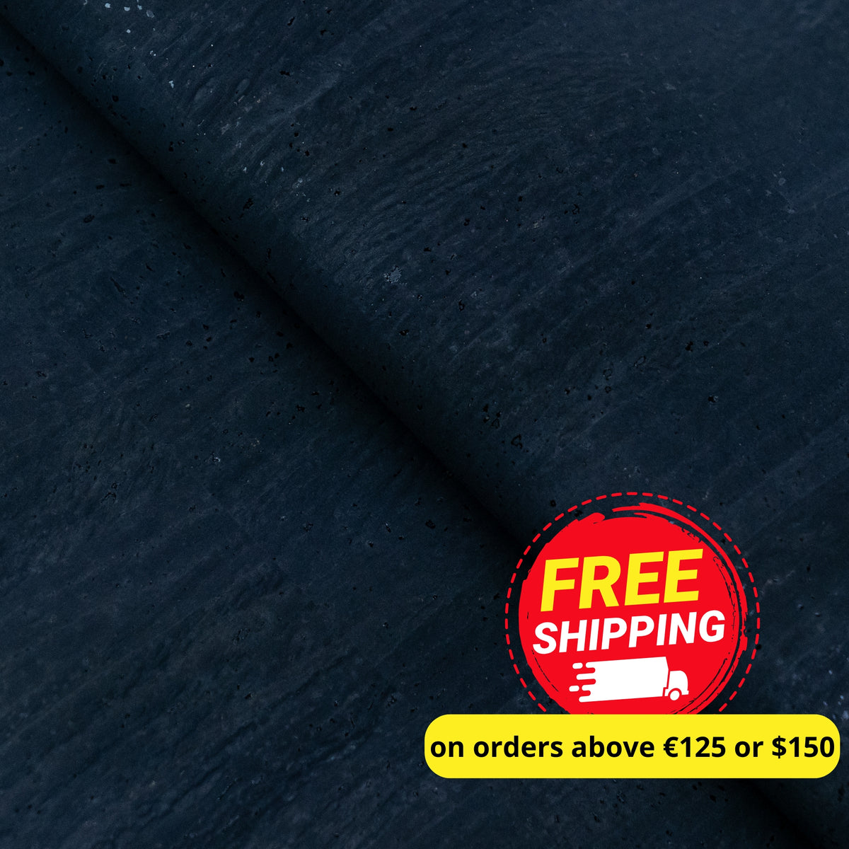 Black Cork Fabric COF-702