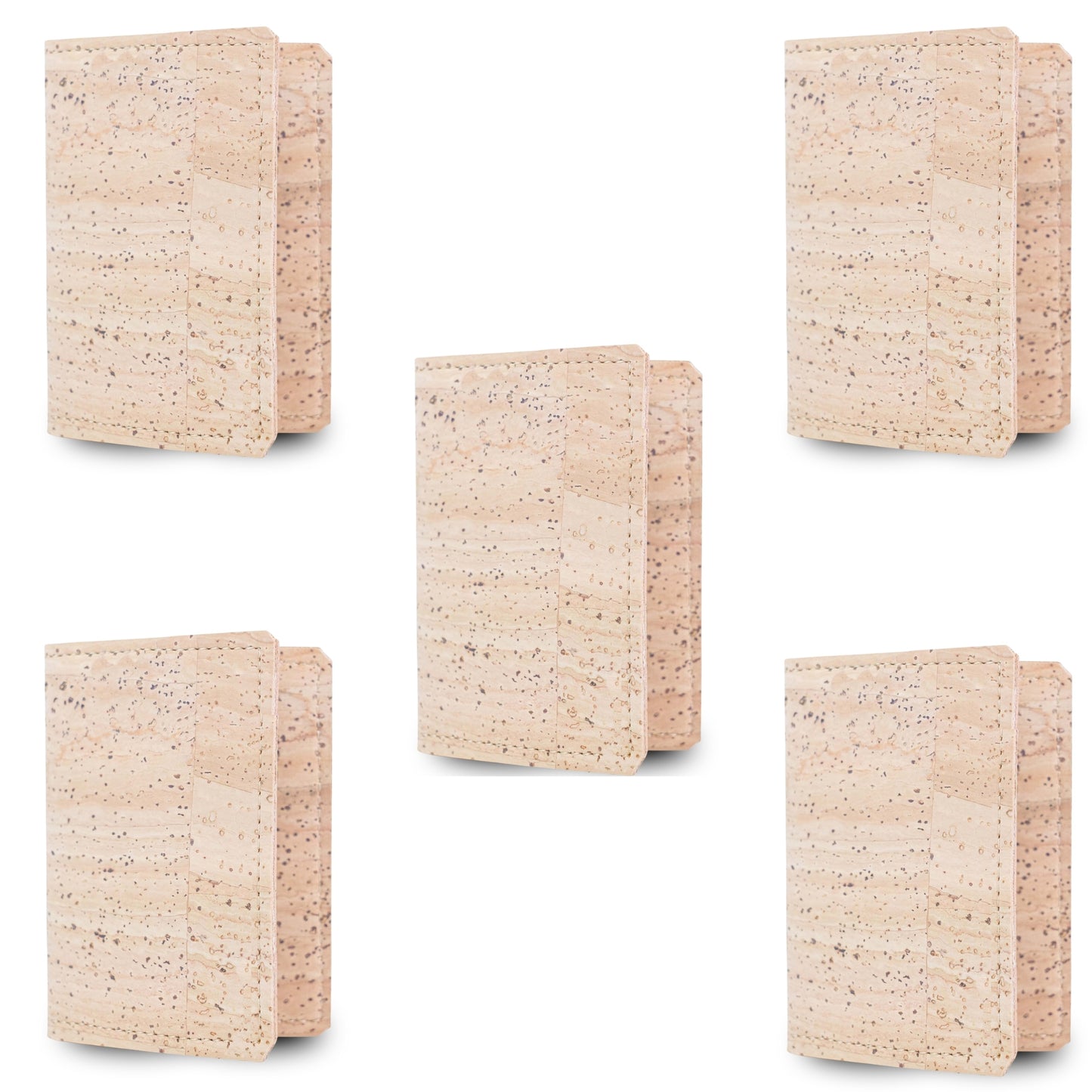 Natural Cork Bifold Wallet — Slim, BAGP-373