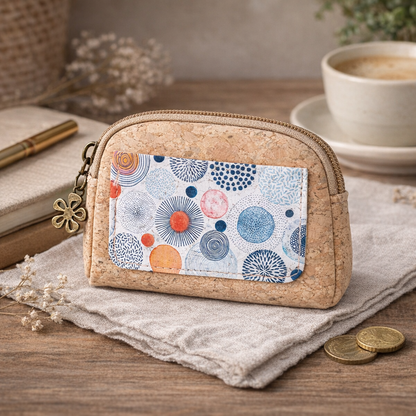 Cork Coin Purse with Card Pocket BAG-2376