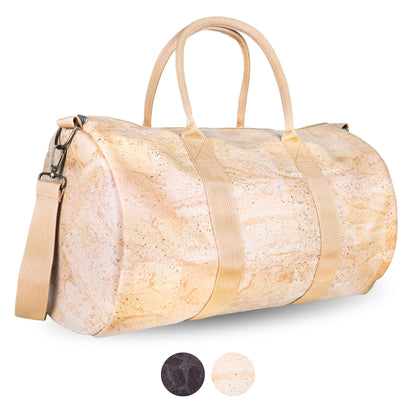Cork Duffle Bag – Natural & Brown | Lightweight, Vegan & Travel-Ready BAGP-335