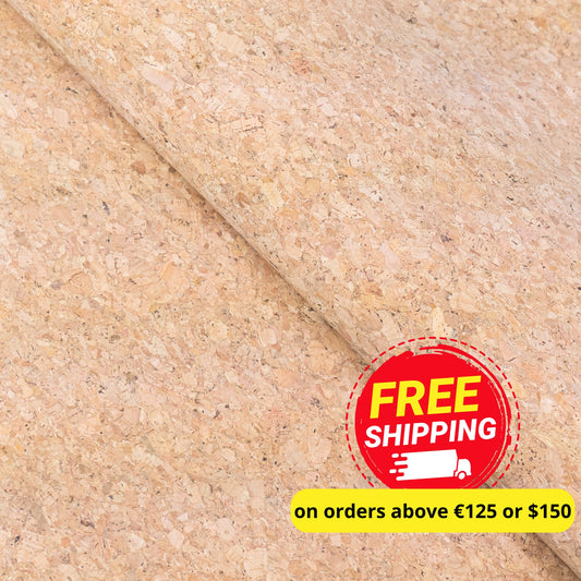 Agglomerate Natural cork fabric COF-323
