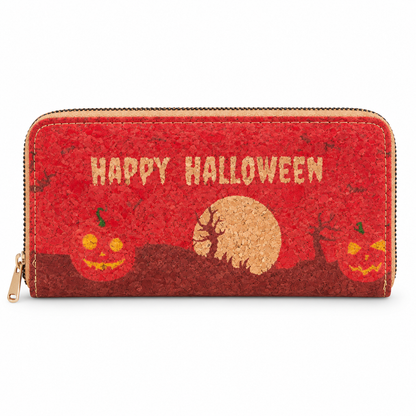 Halloween Cork Wallet – Spooky Printed Wallet | BAGD-625-10