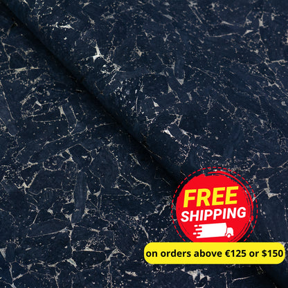 Black Cork Fabric with Gold Flecks COF-694