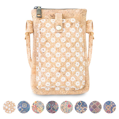 Cork Phone Crossbody Bag with Front Pocket BAGD-649