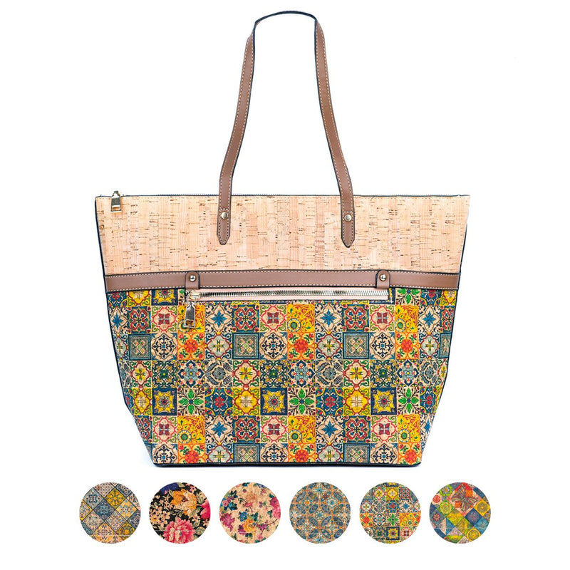 Chic Natural and Printed Cork Ladies&