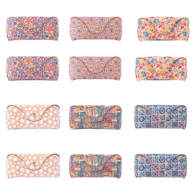 Printed Cork Eyeglass Cases L-1080A-12（12units)