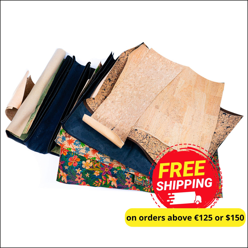 1KG CORK Shredded fabric random size and color – MB Cork