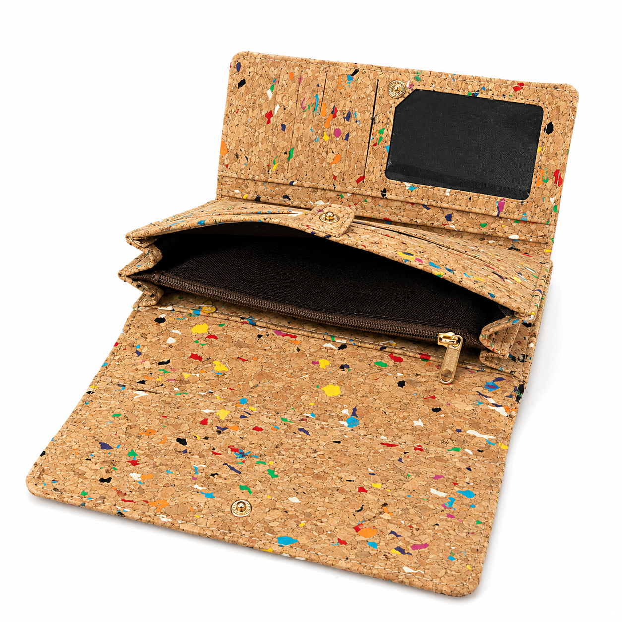 Cork bifold smart vegan women's wallet BAG-2017