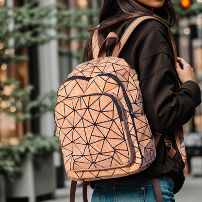 Compact Web Cork Backpack BAG-2085