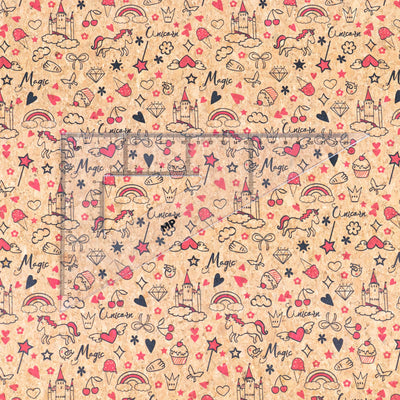 2024 New Cork Fabric Print Design Collection Cork Fabric