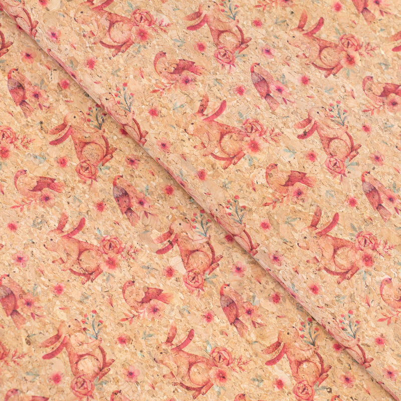 2024 New Cork Fabric Print Design Collection Cof-708 / 135X59 Cm 53X23 In Cork Fabric