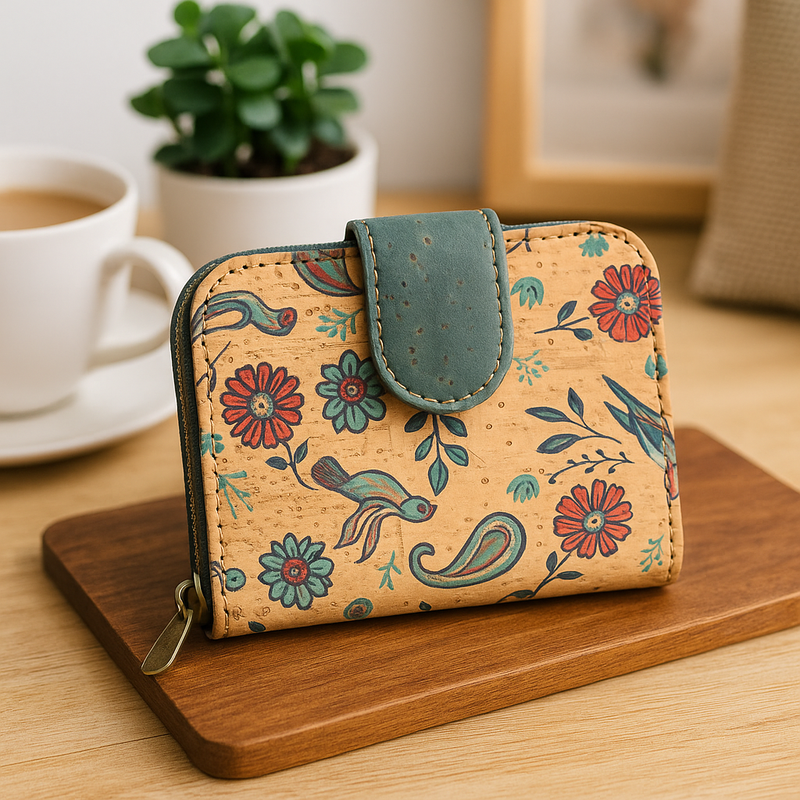 Pattern cork card wallet Cork Wallet BAG-2087