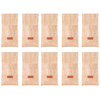 Soft Natural Cork Glasses Sleeves L-1198-10 (10 Units)