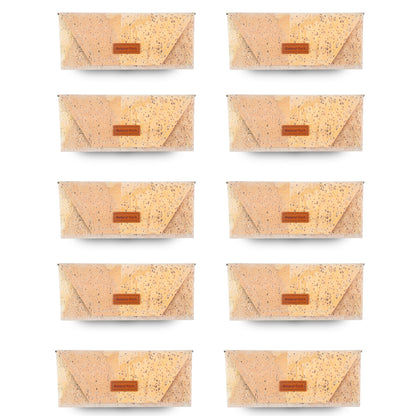 Triangular Natural Cork Glasses Cases L-1199-10(10 Units)