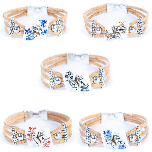 women's vintage original handmade natural jewelry BR-298-MIX-5