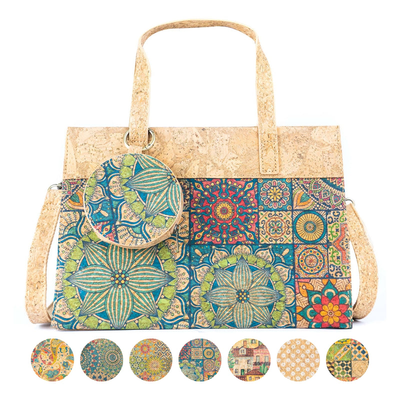 Cork Handbag with Coin Purse BAGD-613