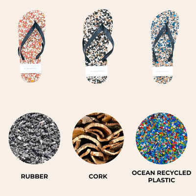 Eco-Friendly Cork Flip-Flops L-1083BCD