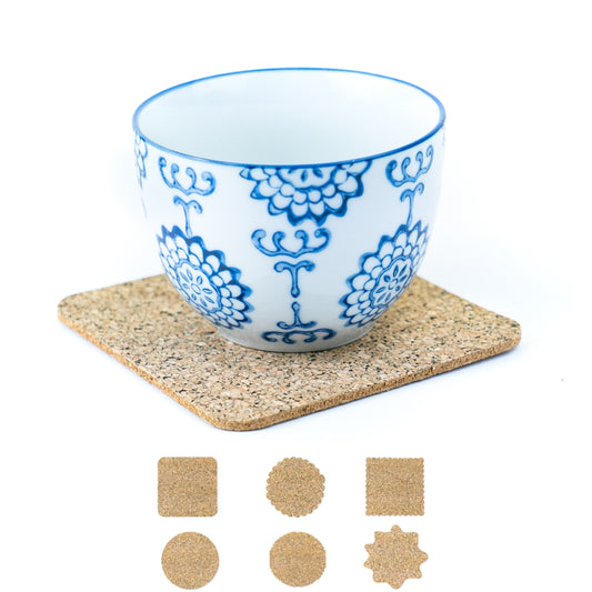 Cork Cup Coasters – Natural Collection  L-1155 (6 UNITS)