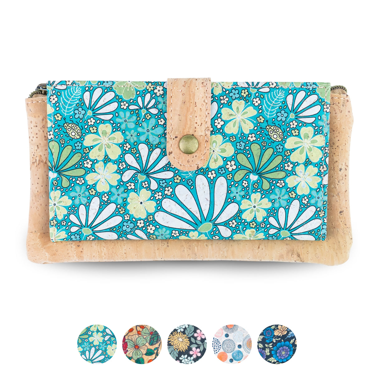 Cork Florina Foldover Wallet — BAG-2407