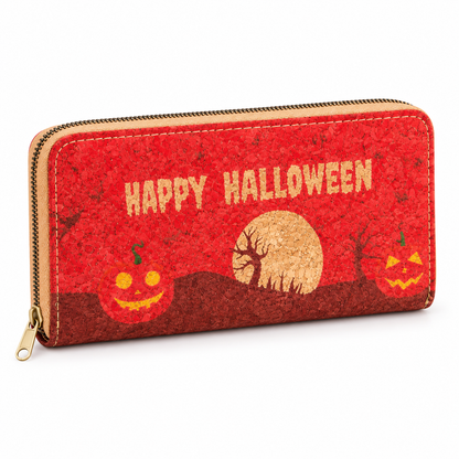 Halloween Cork Wallet – Spooky Printed Wallet | BAGD-625-10