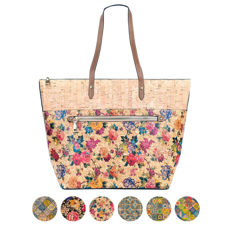 Chic Natural and Printed Cork Ladies&