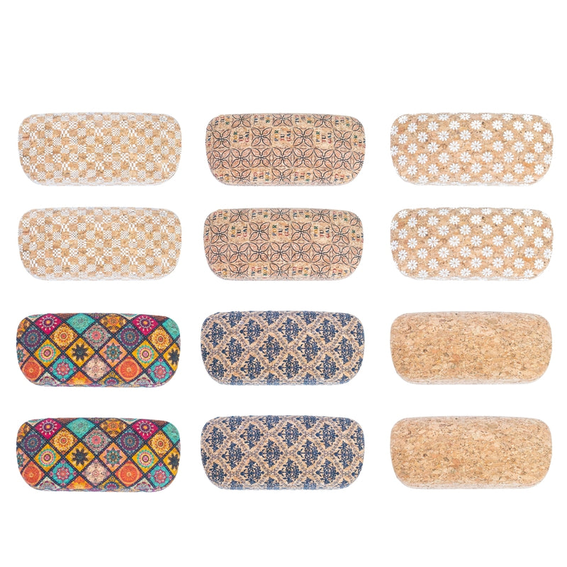 Printed Cork Eyeglass Cases L-547A-12（12units）